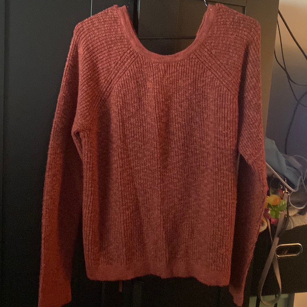 Aerie open back sweater